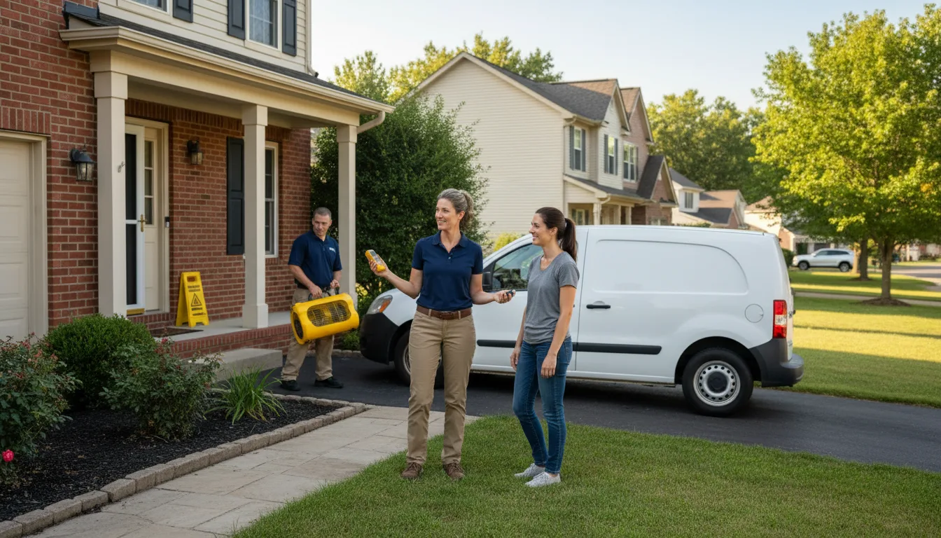 Residential water damage restoration in Arlington Heights, IL